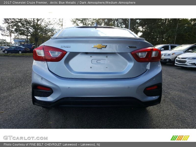 Arctic Blue Metallic / Dark Atmosphere/Medium Atmosphere 2017 Chevrolet Cruze Premier