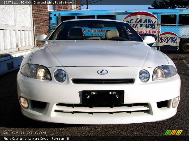Diamond White Pearl / Ivory 1997 Lexus SC 400
