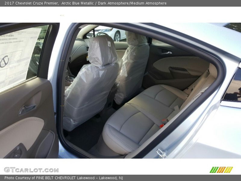 Arctic Blue Metallic / Dark Atmosphere/Medium Atmosphere 2017 Chevrolet Cruze Premier