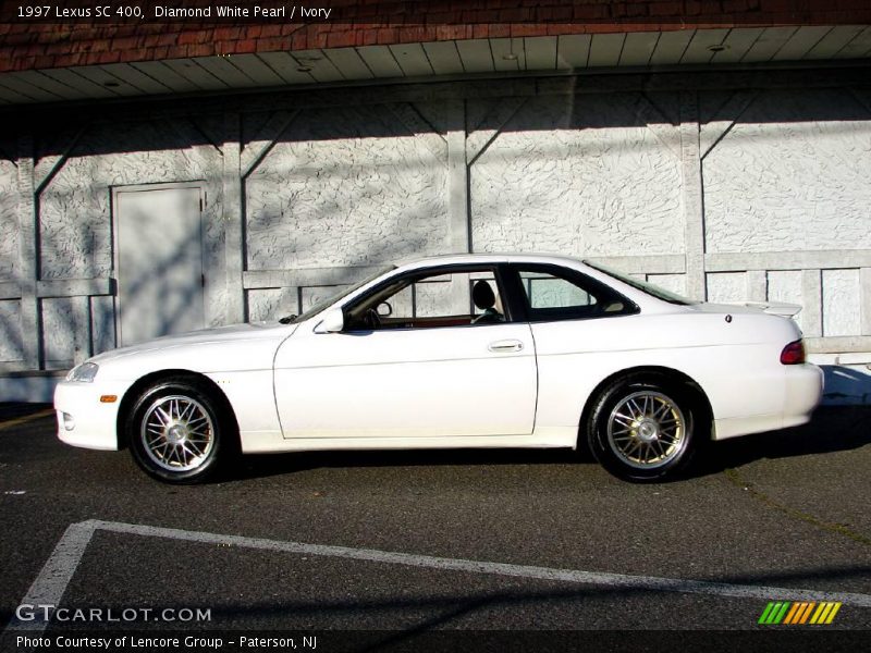 Diamond White Pearl / Ivory 1997 Lexus SC 400