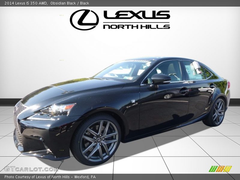 Obsidian Black / Black 2014 Lexus IS 350 AWD