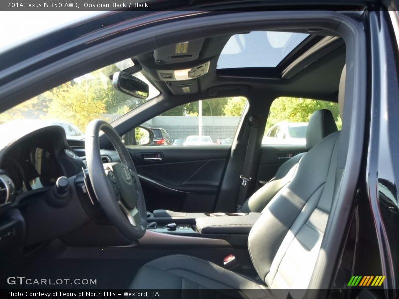 Obsidian Black / Black 2014 Lexus IS 350 AWD