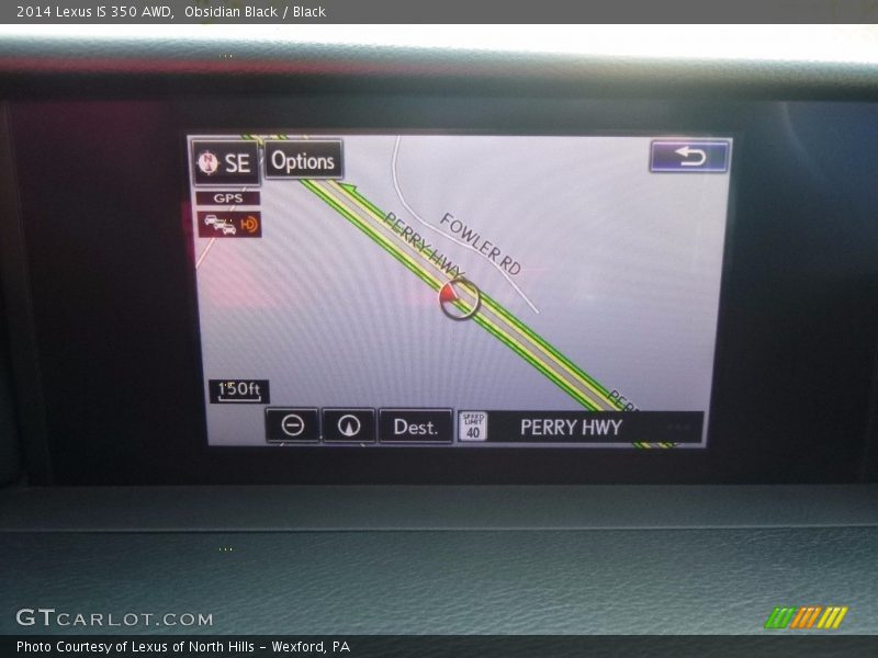 Obsidian Black / Black 2014 Lexus IS 350 AWD