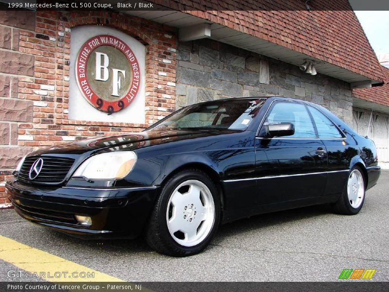 Black / Black 1999 Mercedes-Benz CL 500 Coupe