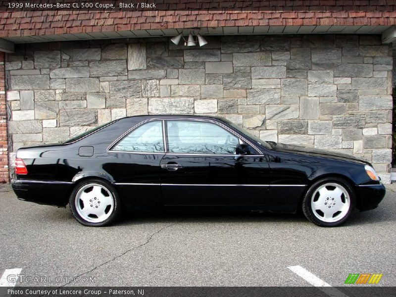 Black / Black 1999 Mercedes-Benz CL 500 Coupe