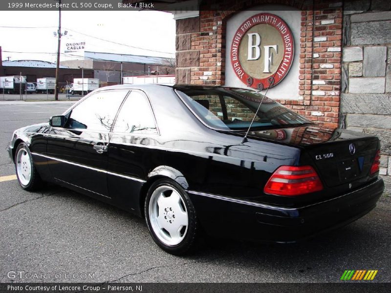 Black / Black 1999 Mercedes-Benz CL 500 Coupe