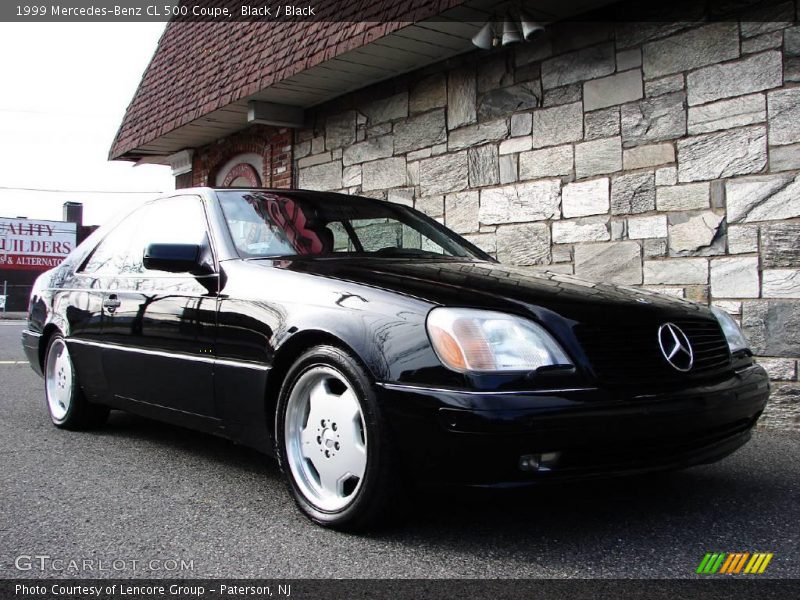 Black / Black 1999 Mercedes-Benz CL 500 Coupe