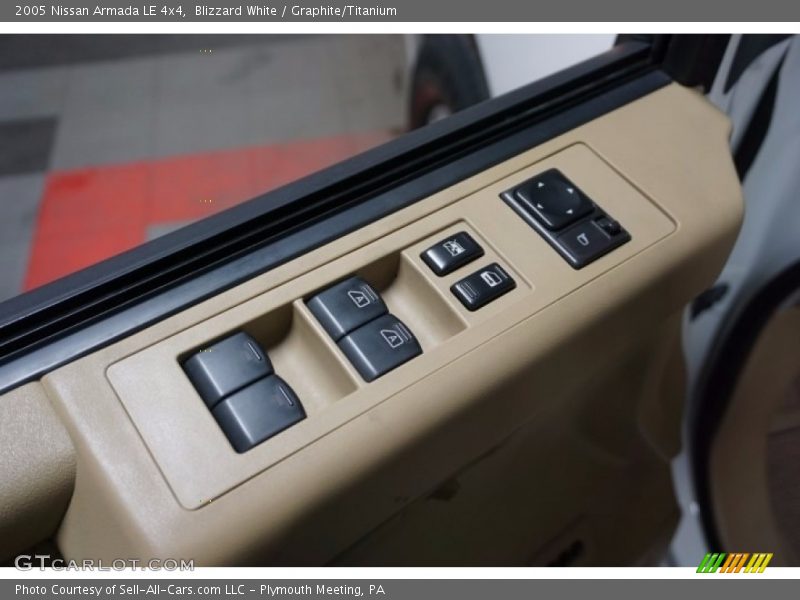 Blizzard White / Graphite/Titanium 2005 Nissan Armada LE 4x4