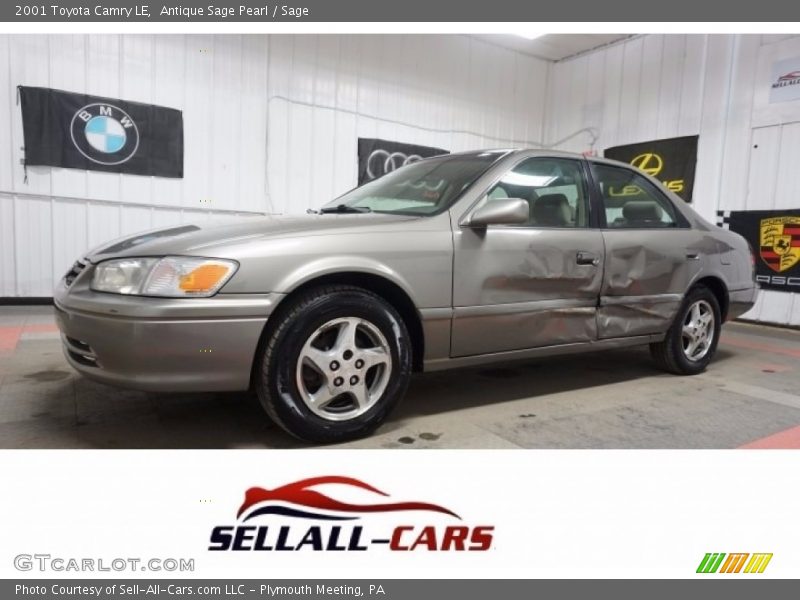 Antique Sage Pearl / Sage 2001 Toyota Camry LE