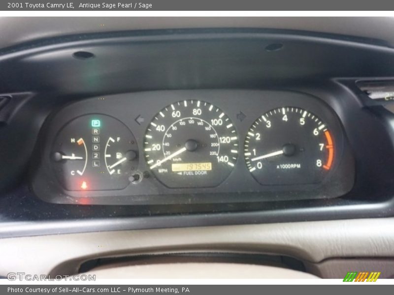 Antique Sage Pearl / Sage 2001 Toyota Camry LE