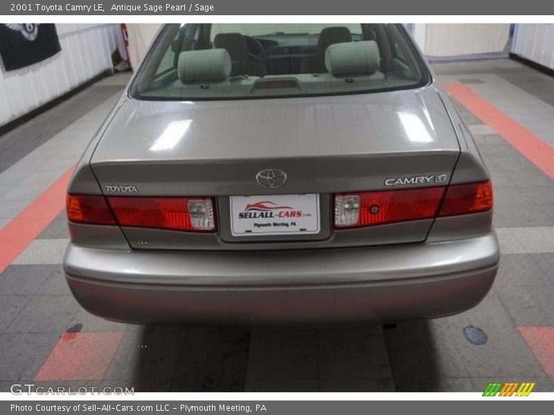 Antique Sage Pearl / Sage 2001 Toyota Camry LE