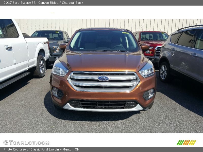 Canyon Ridge / Charcoal Black 2017 Ford Escape SE