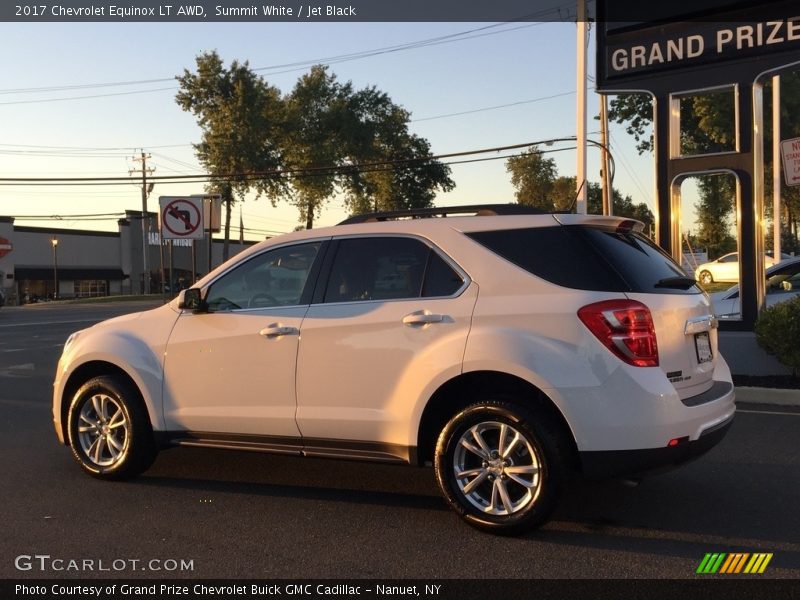 Summit White / Jet Black 2017 Chevrolet Equinox LT AWD