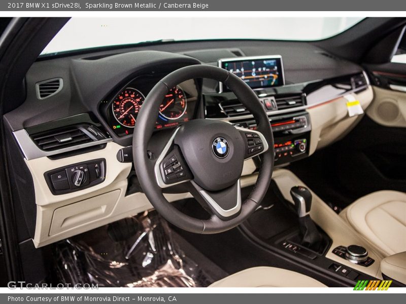 Dashboard of 2017 X1 sDrive28i