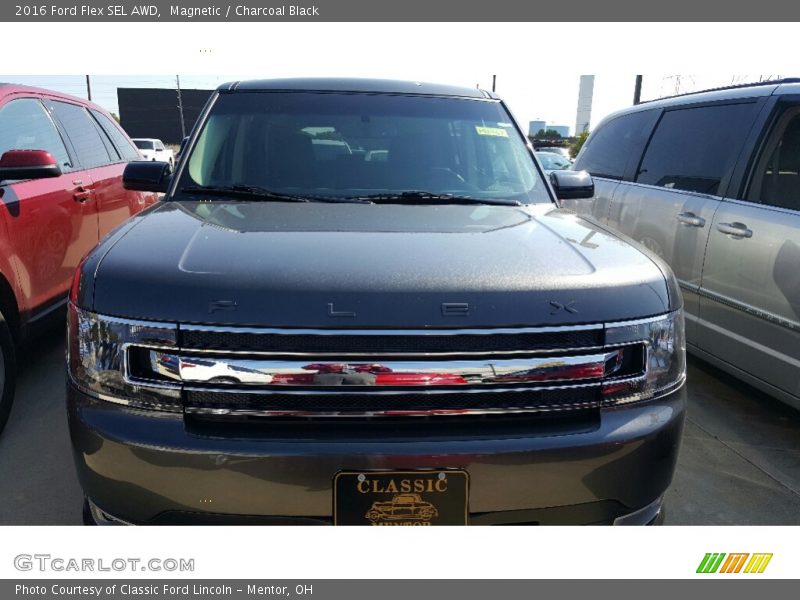 Magnetic / Charcoal Black 2016 Ford Flex SEL AWD