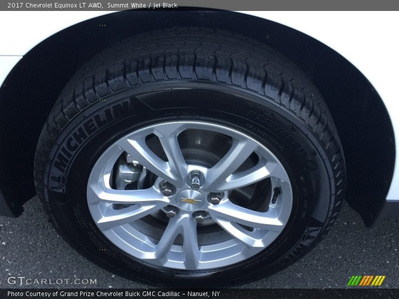 Summit White / Jet Black 2017 Chevrolet Equinox LT AWD