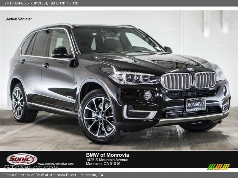 Jet Black / Black 2017 BMW X5 xDrive35i