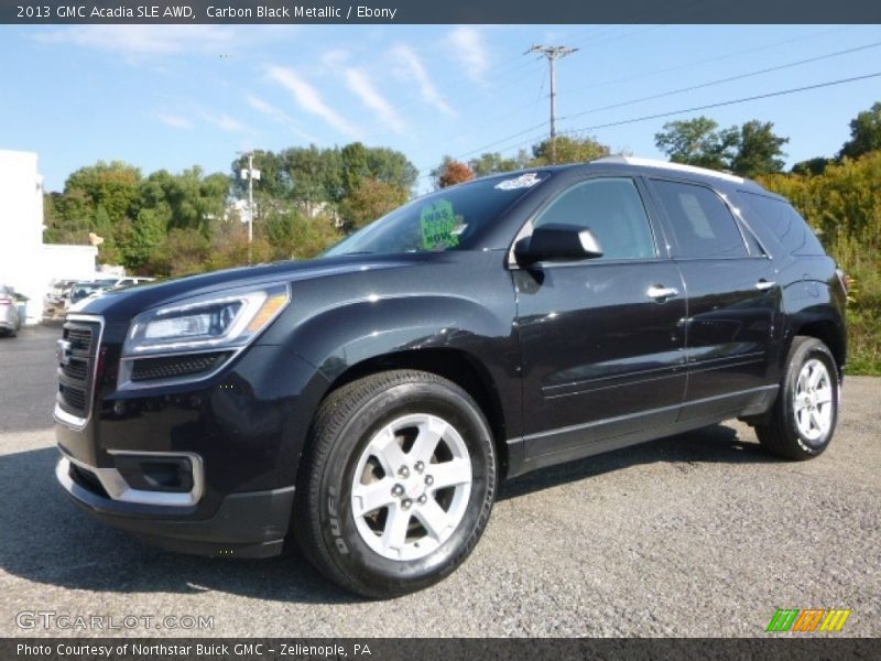 Carbon Black Metallic / Ebony 2013 GMC Acadia SLE AWD
