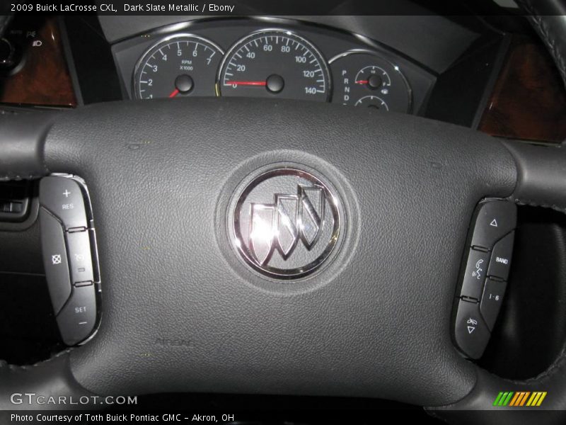 Dark Slate Metallic / Ebony 2009 Buick LaCrosse CXL