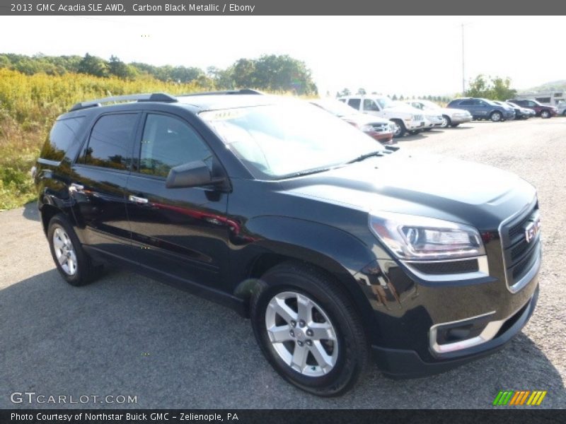 Carbon Black Metallic / Ebony 2013 GMC Acadia SLE AWD