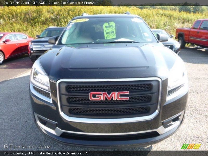 Carbon Black Metallic / Ebony 2013 GMC Acadia SLE AWD