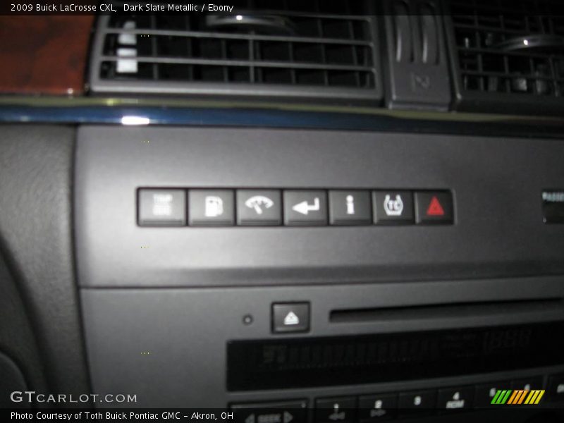 Dark Slate Metallic / Ebony 2009 Buick LaCrosse CXL