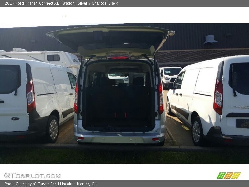 Silver / Charcoal Black 2017 Ford Transit Connect XLT Wagon