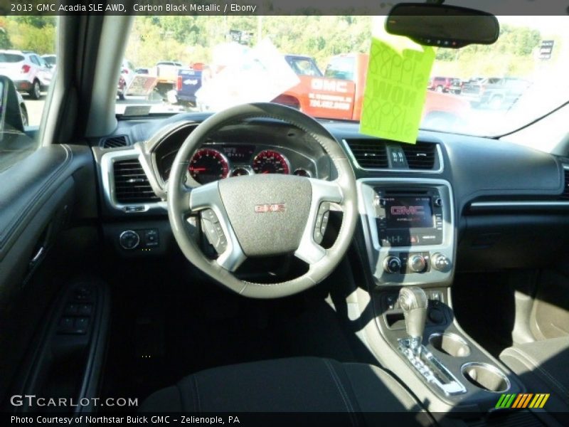 Carbon Black Metallic / Ebony 2013 GMC Acadia SLE AWD