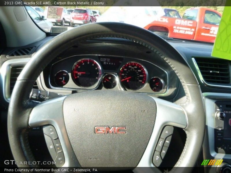 Carbon Black Metallic / Ebony 2013 GMC Acadia SLE AWD