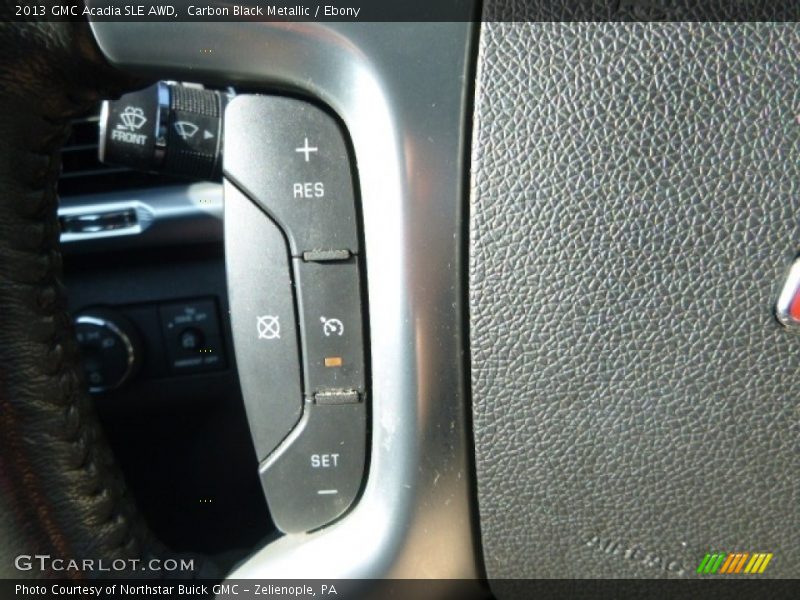 Carbon Black Metallic / Ebony 2013 GMC Acadia SLE AWD