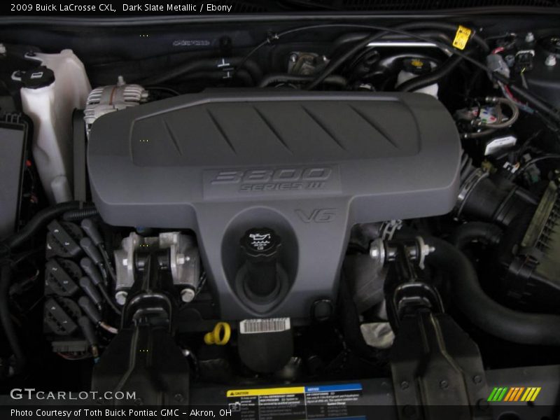 Dark Slate Metallic / Ebony 2009 Buick LaCrosse CXL