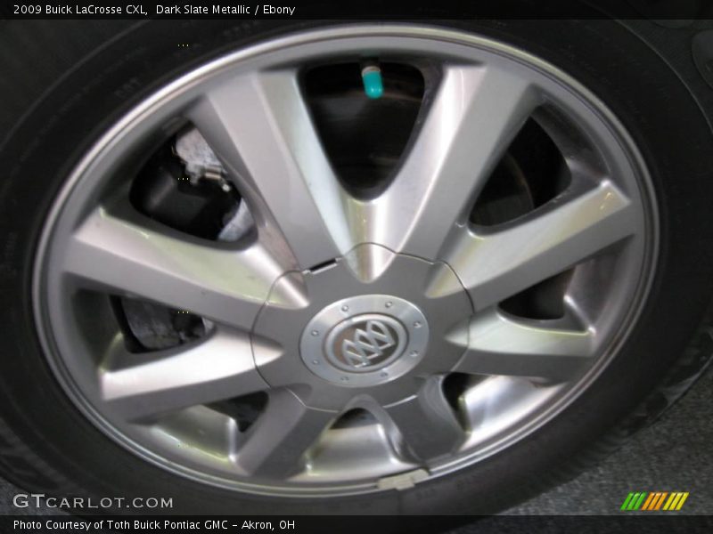 Dark Slate Metallic / Ebony 2009 Buick LaCrosse CXL
