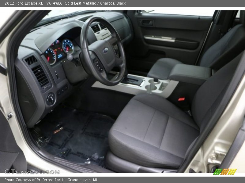 Gold Leaf Metallic / Charcoal Black 2012 Ford Escape XLT V6 4WD