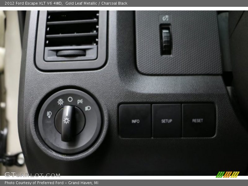 Gold Leaf Metallic / Charcoal Black 2012 Ford Escape XLT V6 4WD