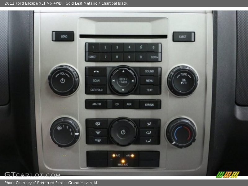 Gold Leaf Metallic / Charcoal Black 2012 Ford Escape XLT V6 4WD