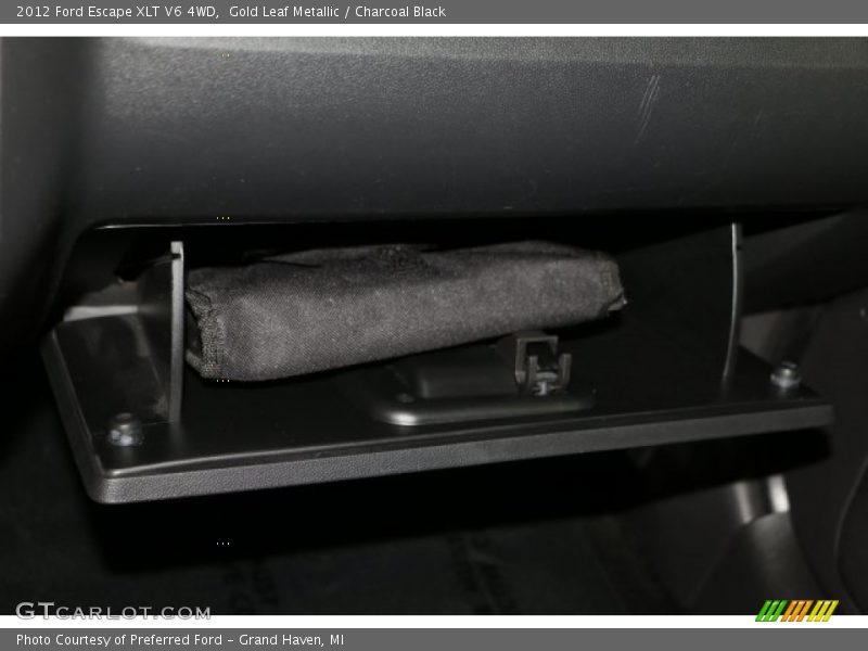 Gold Leaf Metallic / Charcoal Black 2012 Ford Escape XLT V6 4WD
