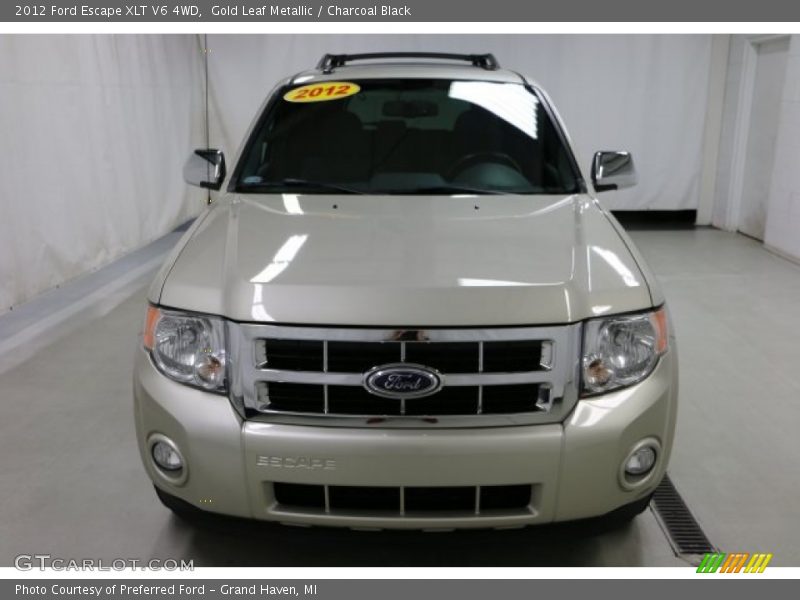 Gold Leaf Metallic / Charcoal Black 2012 Ford Escape XLT V6 4WD