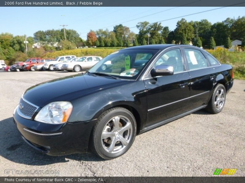 Black / Pebble Beige 2006 Ford Five Hundred Limited