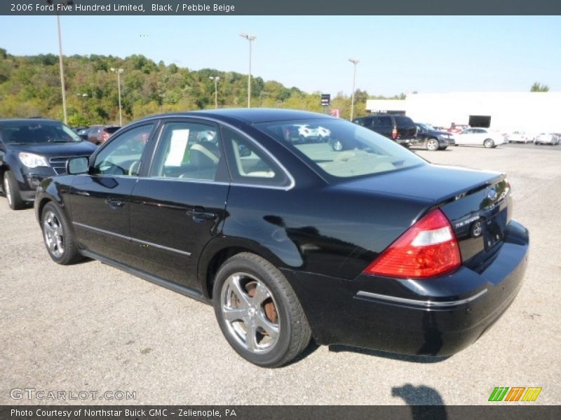 Black / Pebble Beige 2006 Ford Five Hundred Limited