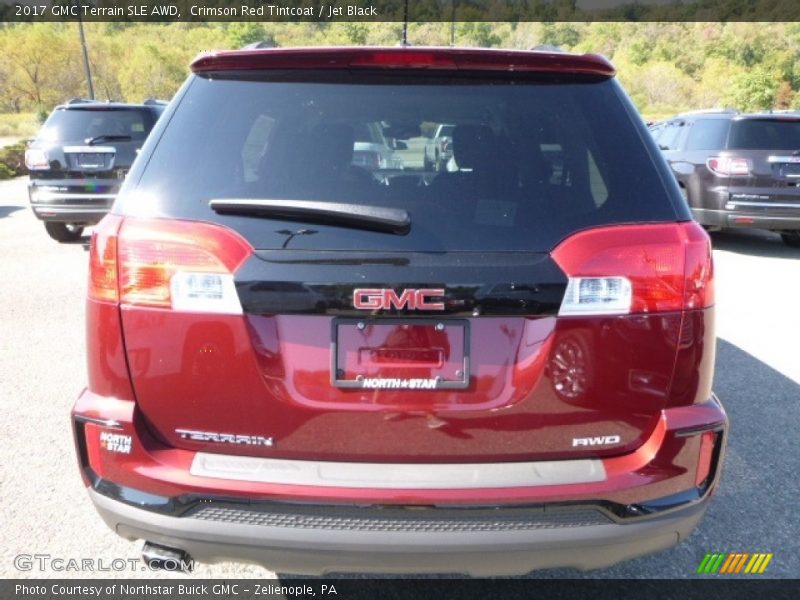 Crimson Red Tintcoat / Jet Black 2017 GMC Terrain SLE AWD