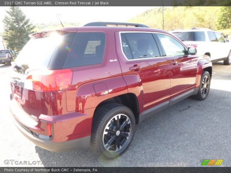 Crimson Red Tintcoat / Jet Black 2017 GMC Terrain SLE AWD