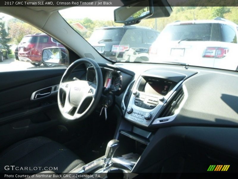 Crimson Red Tintcoat / Jet Black 2017 GMC Terrain SLE AWD