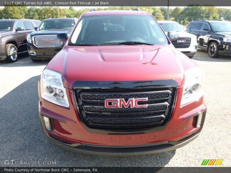 Crimson Red Tintcoat / Jet Black 2017 GMC Terrain SLE AWD