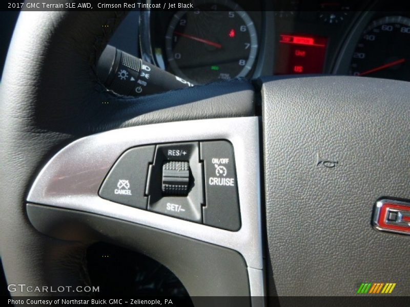 Crimson Red Tintcoat / Jet Black 2017 GMC Terrain SLE AWD