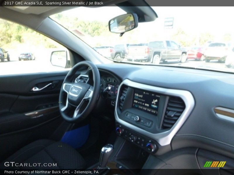 Sparkling Silver Metallic / Jet Black 2017 GMC Acadia SLE