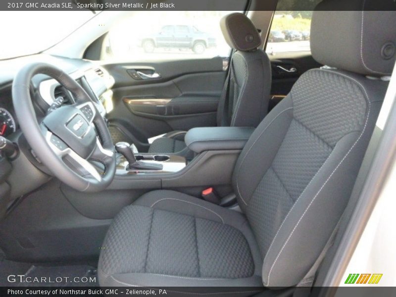 Sparkling Silver Metallic / Jet Black 2017 GMC Acadia SLE