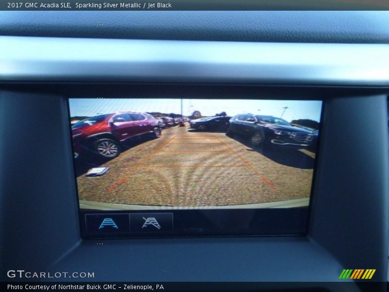 Sparkling Silver Metallic / Jet Black 2017 GMC Acadia SLE