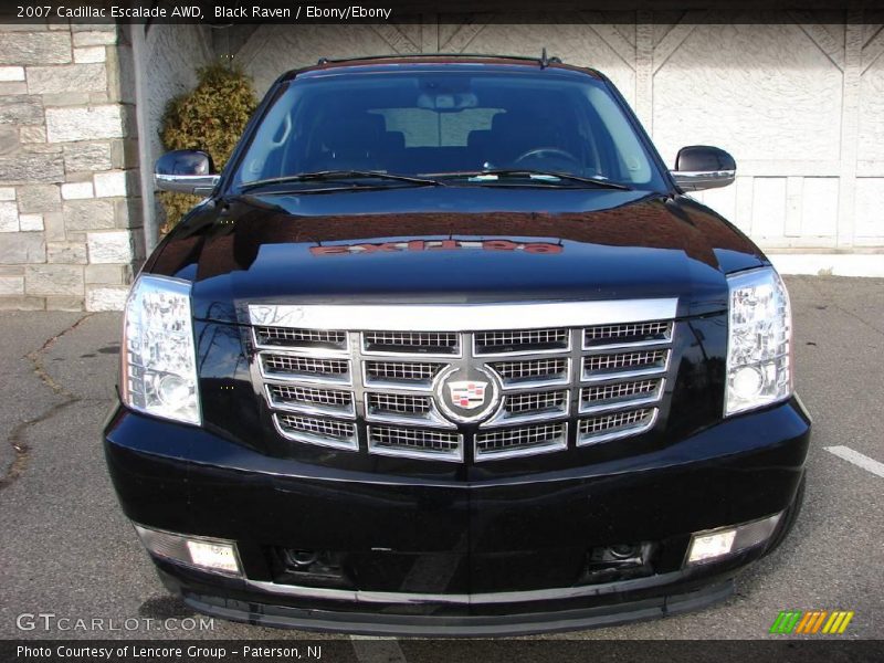 Black Raven / Ebony/Ebony 2007 Cadillac Escalade AWD