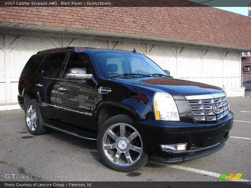 Black Raven / Ebony/Ebony 2007 Cadillac Escalade AWD