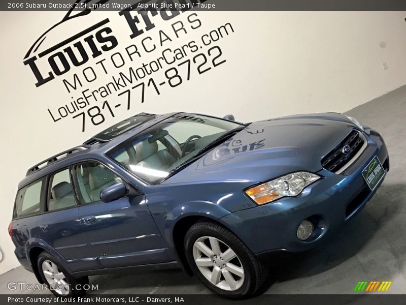 Atlantic Blue Pearl / Taupe 2006 Subaru Outback 2.5i Limited Wagon